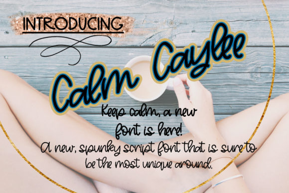 Calm Caylee Font for Web Design