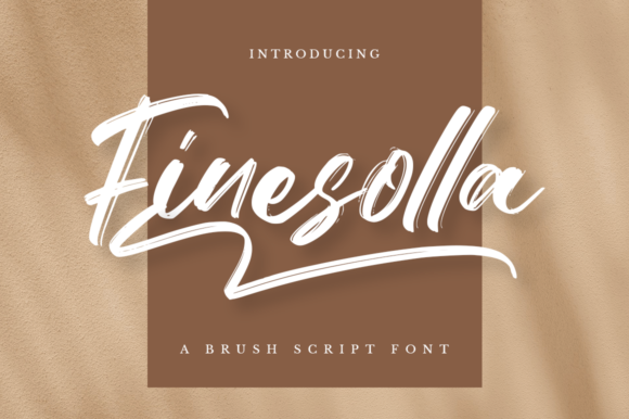Finesolla: A Script Font for Creative Makers