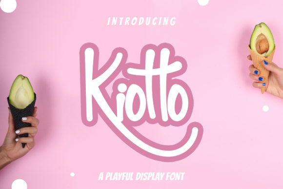 Kiotto: A Sweet Handwritten Font for Crafters