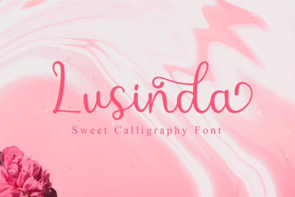 Lusinda: A Sweet Script for Elegant Design