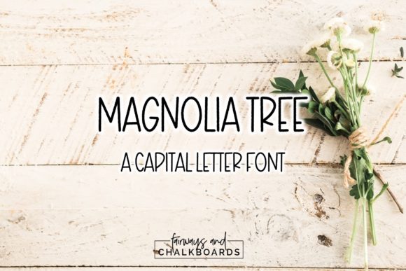 Magnolia Tree Font: A Creative Choice