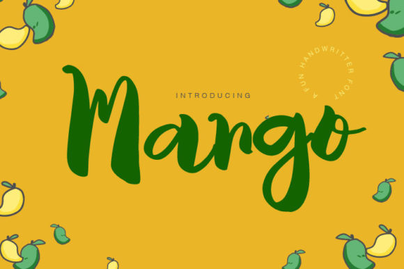 Mango: A Refined Script Font for Business Branding
