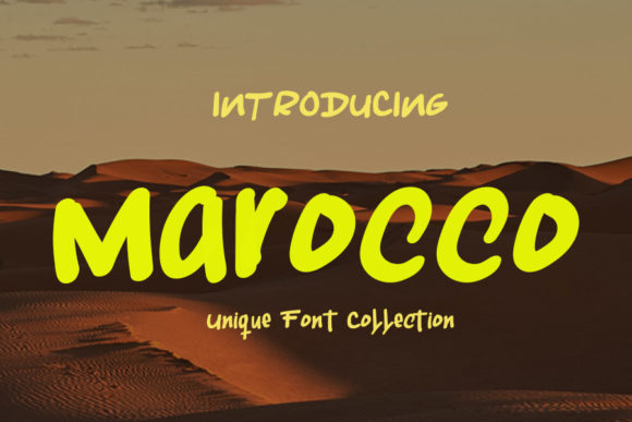 Marocco: A Playful Font for Web Design