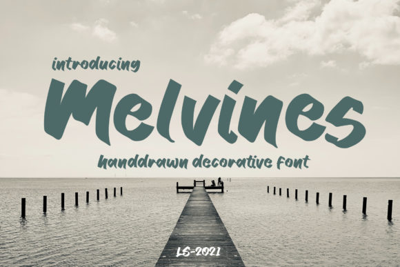 Melvines: A Bold Handwritten Font