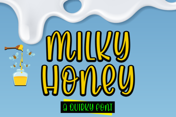 Milky Honey Font for Creative Marketing