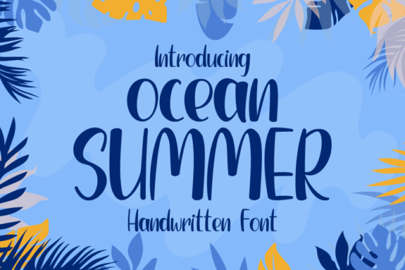 Ocean Summer Font for Web Design