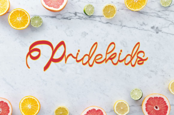 Pridekids Font for Web Design