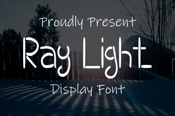 Ray Light Font for Creative Projects