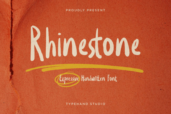 Rhinestone: A Trendy Handwritten Font