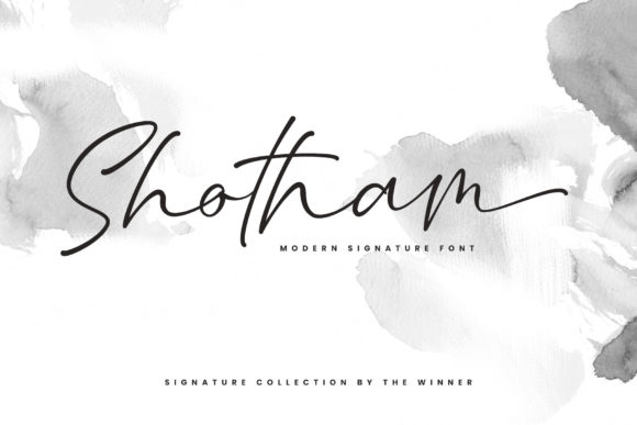 Shotham: A Stylish Script Font for Marketers