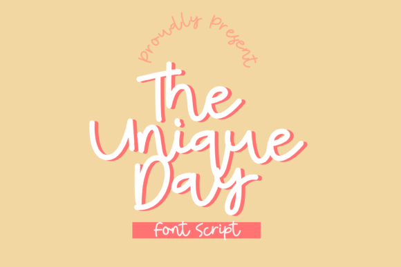 The Unique Day Font: Whimsical Script for Digital Marketing